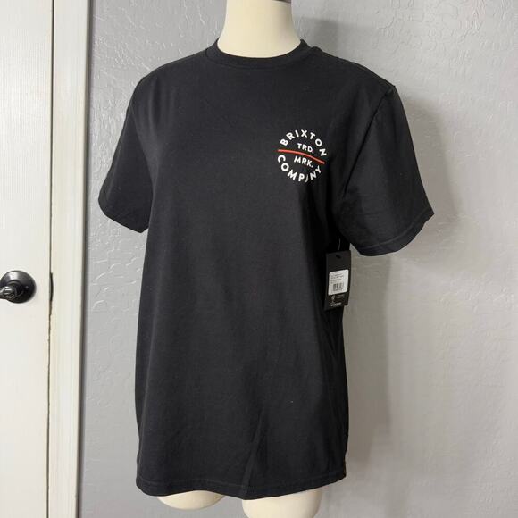 Brixton Other - Brixton Black Graphic Tee – TRD MRK Company Logo T-Shirt